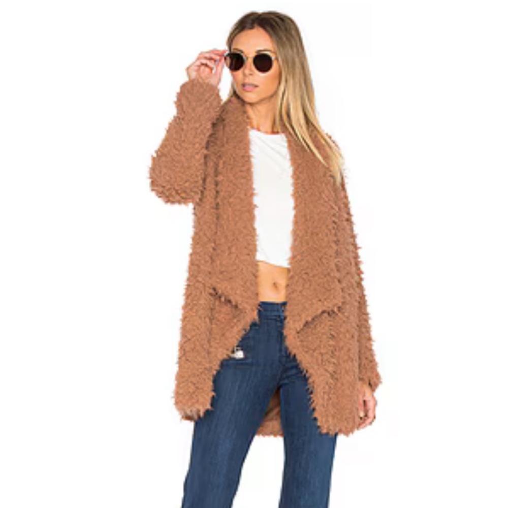 Tularosa Blush Faux Fur Coat